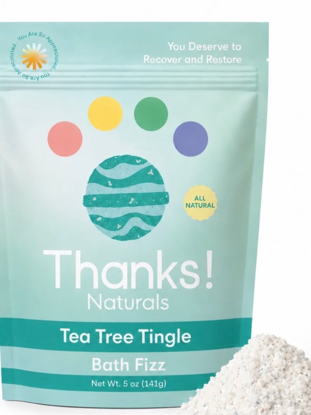 Thanks! Naturals Tea Tree Tingle Bath Fizz